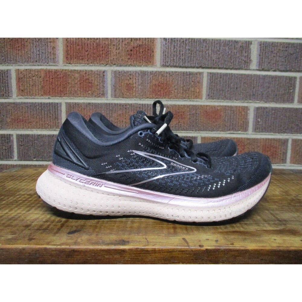 Brooks Womens Glycerin 19 Black 1203431B074 Running Shoes Sneakers Size 8 B